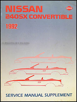 1992 Nissan 240SX Wiring Diagram Manual Original