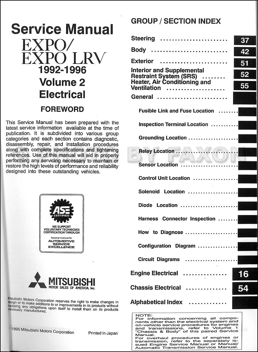 Table of Contents: Volume 2
