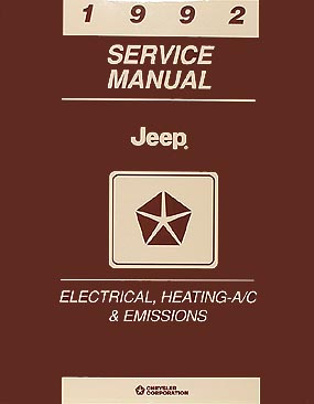 1992 Jeep Repair Shop Manual Set Original Comanche Cherokee Wrangler