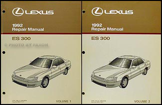 1992 Lexus ES 300 Wiring Diagram Manual Original