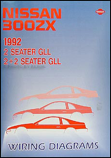 1992 Nissan 300ZX Repair Shop Manual Original