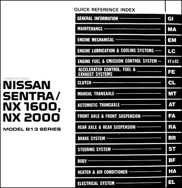 1993 nissan sentra owners manual pdf