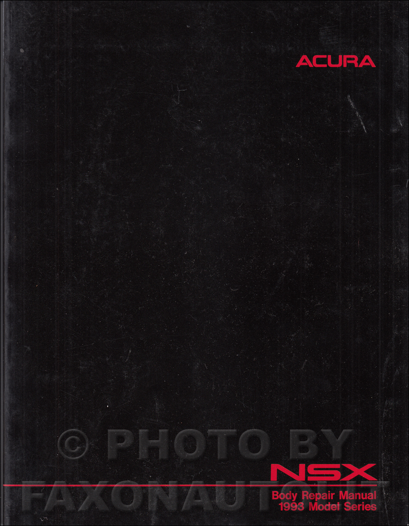 1991-1994 Acura NSX Original Body Repair Manual