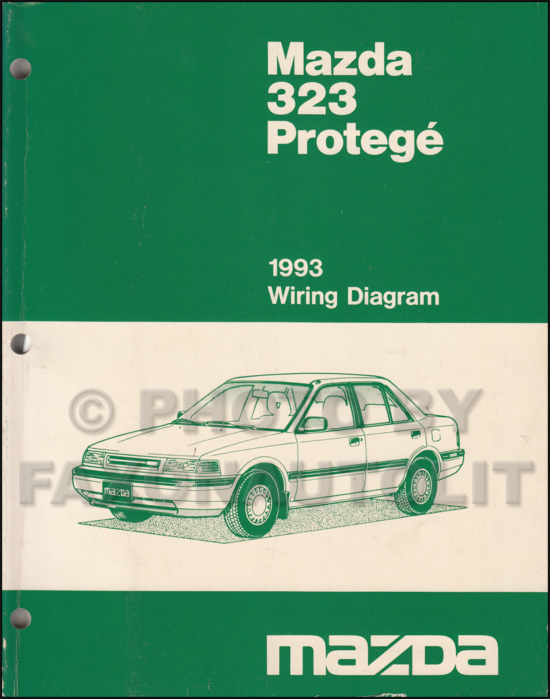 1993 Mazda 323 And Protege Repair Shop Manual Original