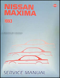 1993 Nissan Maxima Wiring Diagram Manual Original
