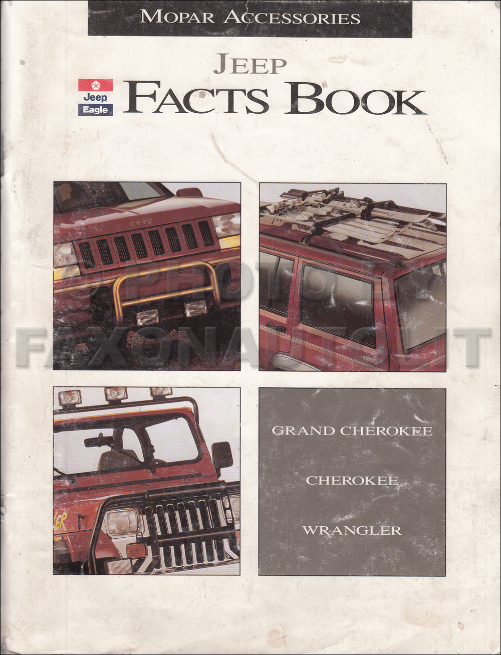 1995 Jeep Grand Cherokee Repair Shop Manual Original