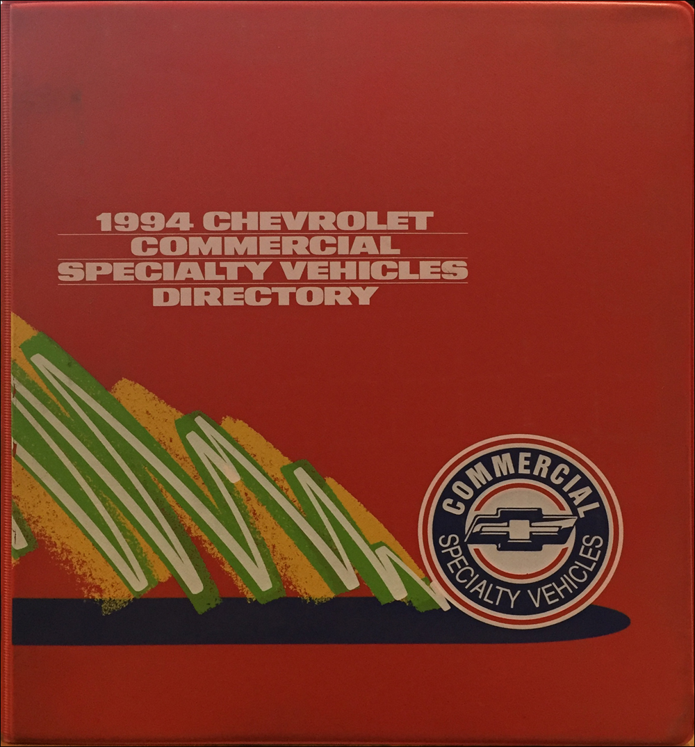 1994 Chevrolet LLV U.S. Postal Service Long Life Vehicle Repair Shop Manual