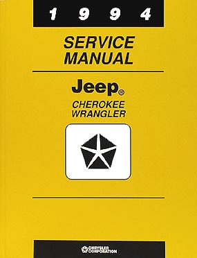 1994 Jeep Cherokee Original Owner's Manual