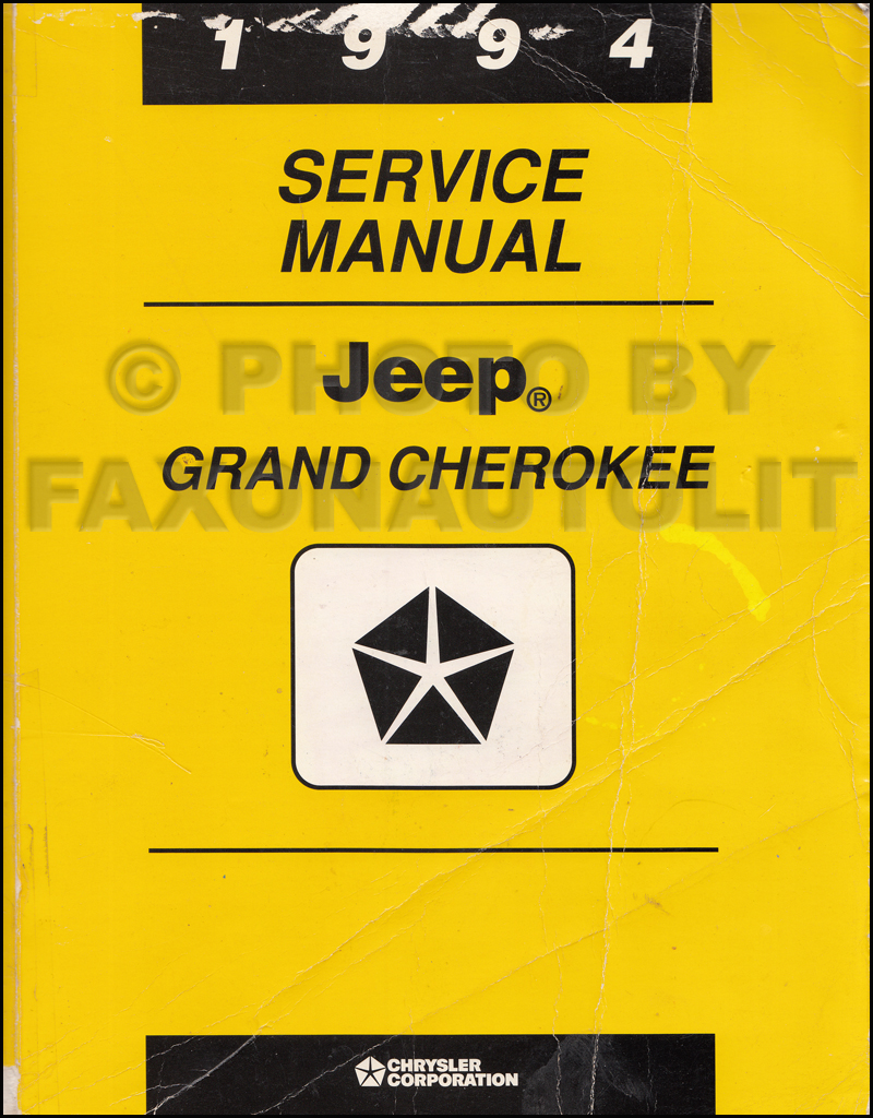 1994 Jeep Grand Cherokee Repair Shop Manual Original