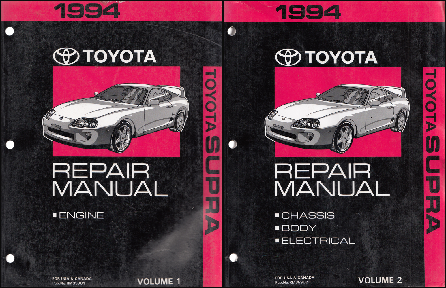 1994 Toyota Supra Wiring Diagram Manual Original