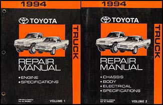 1994 Toyota Pickup Truck Wiring Diagram Manual Original