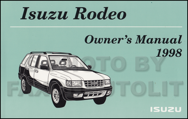 1994-1995 Isuzu Rodeo & Honda Passport Repair Shop Manual Original