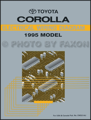 1995 Toyota Corolla Wiring Diagram Manual Original