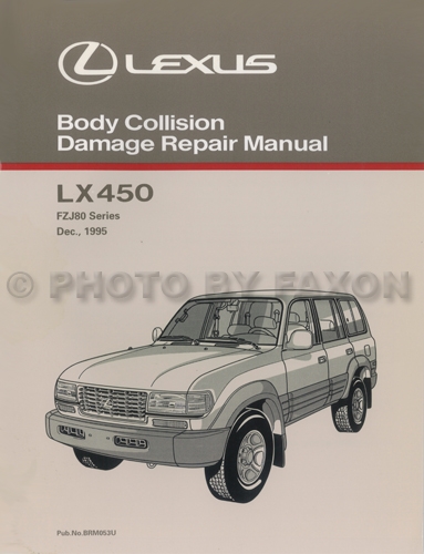 1997 Lexus Lx 450 Repair Shop Manual Original