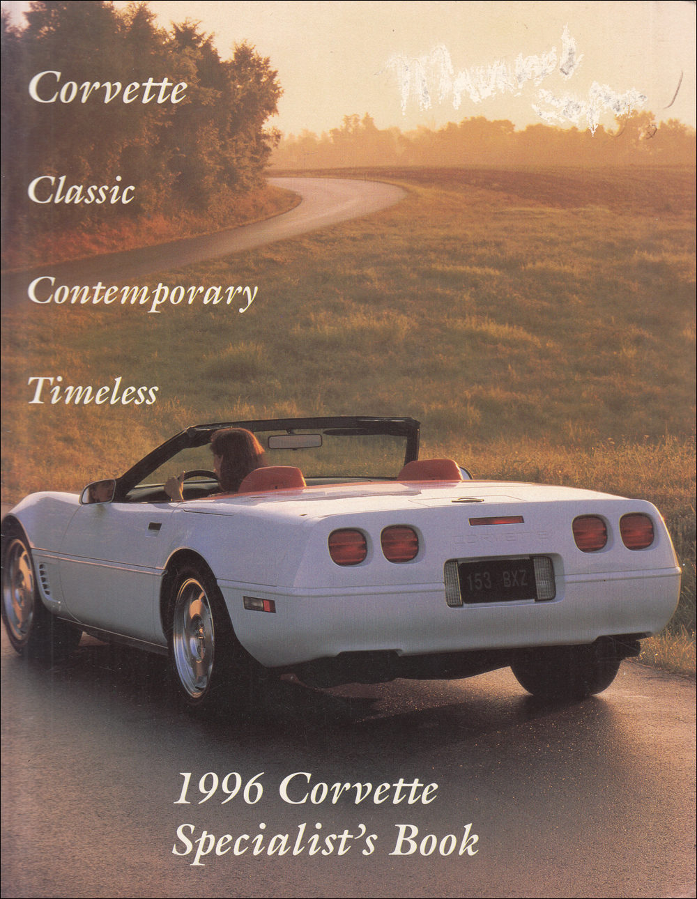 1996 Chevrolet Corvette Color & Upholstery Dealer Album/Data Book Original $149.00