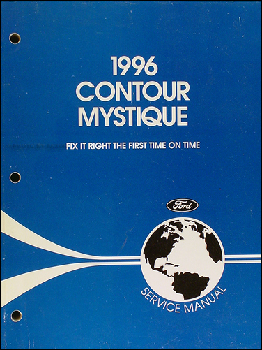 1996 Ford Contour and Mercury Mystique Repair Shop Manual Original