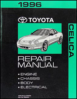 1995 1999 Toyota Celica Convertible Repair Shop Manual Original Supplement