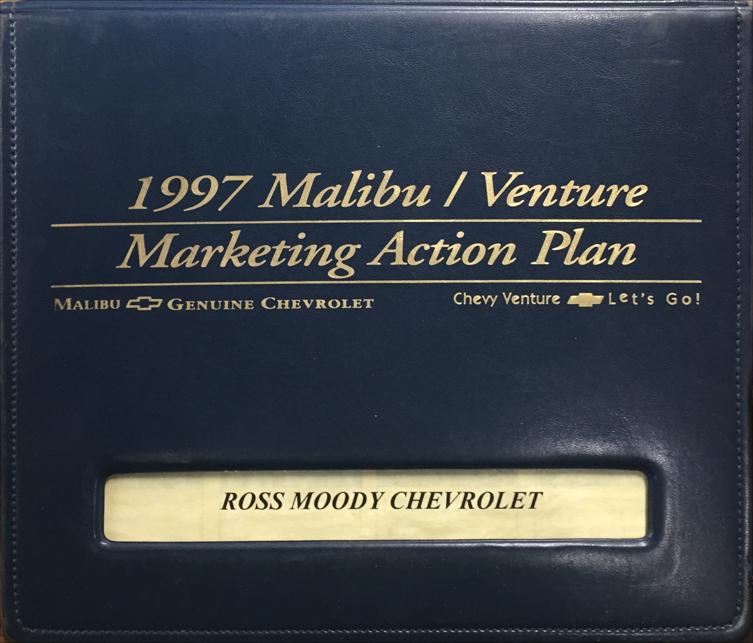 1997 Chevrolet Malibu/Venture Dealer Advertising Planner Original