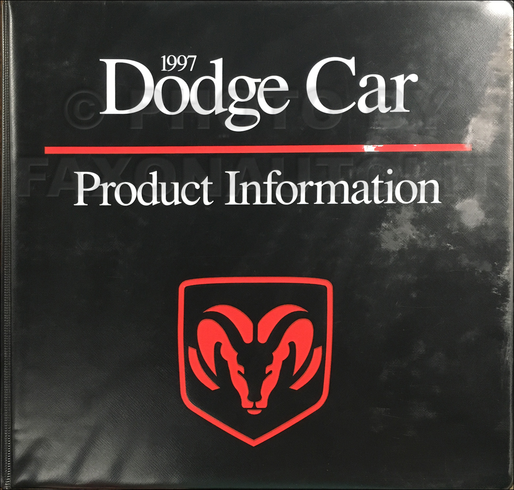 1997 Chrysler Sebring Coupe Dodge Avenger Repair Shop Manual Original 2  Volume Set
