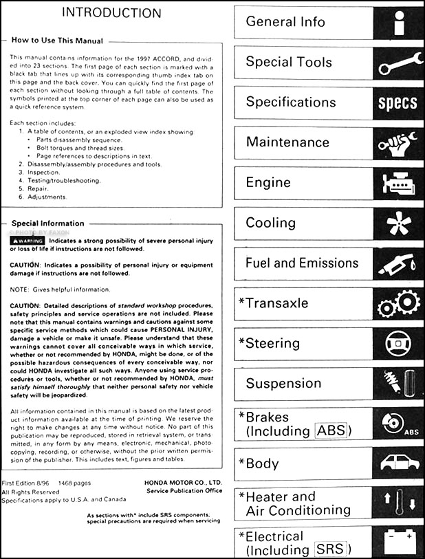 1999 honda accord repair manual