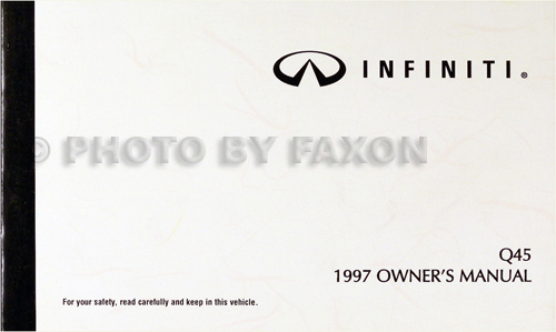 Infiniti q45 manual