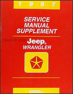 1997 Jeep Wrangler Owner's Manual Original with extras