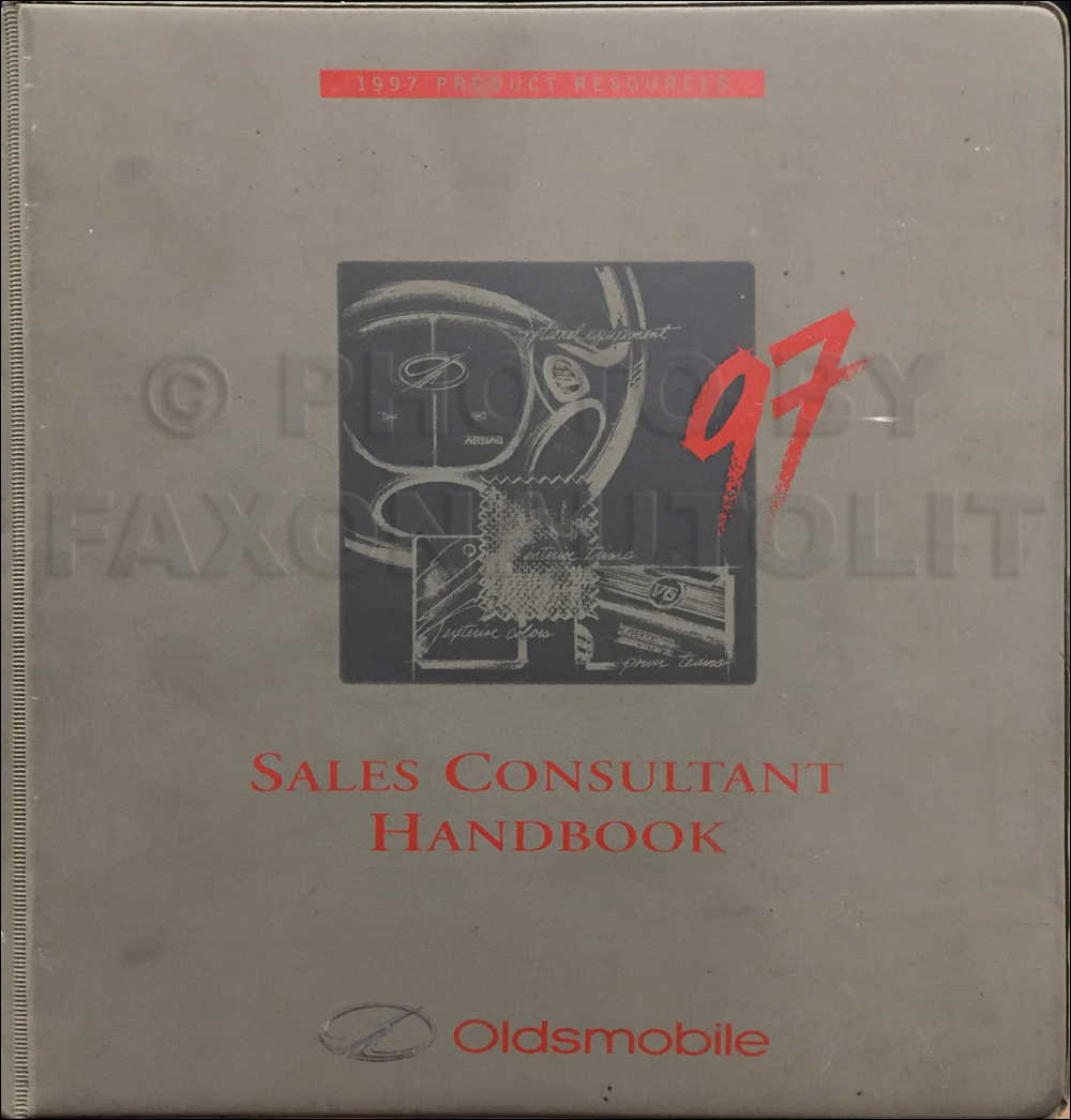 1997 Oldsmobile Color and Upholstery Dealer Album / Data Book Original