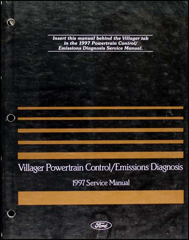 1997 Mercury Villager Electrical and Vacuum Troubleshooting Manual