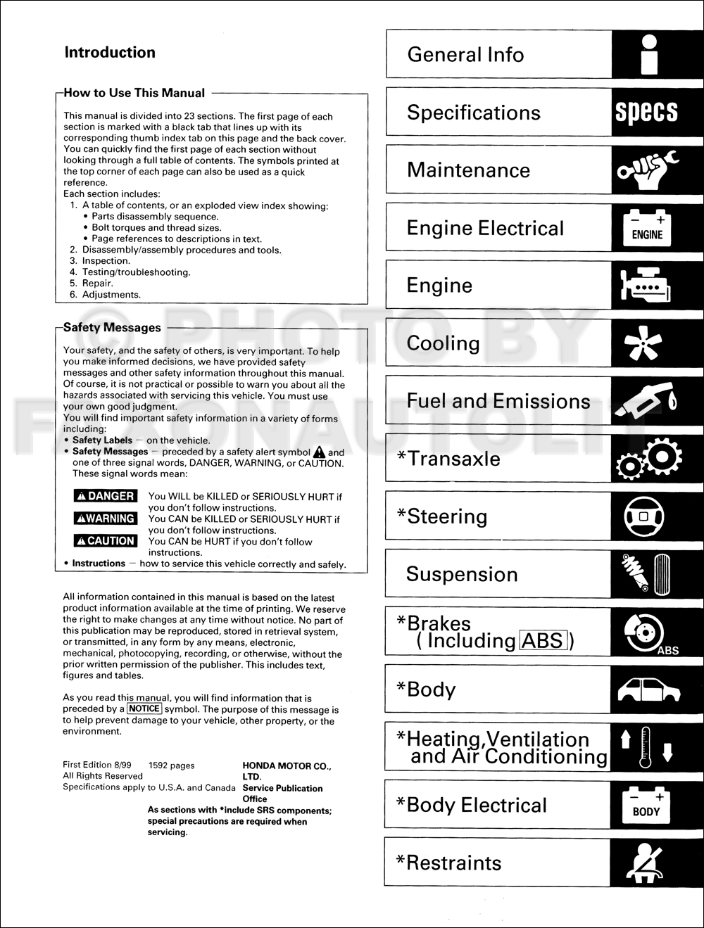 1998 Honda Accord Repair Manual Pdf
