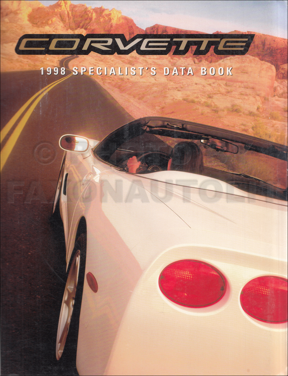 1998 Chevrolet Corvette Color & Upholstery Dealer Album/Data Book Original
