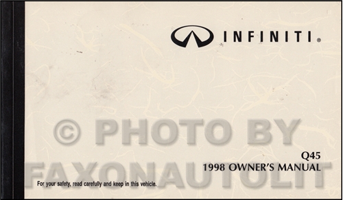 Infiniti q45 manual