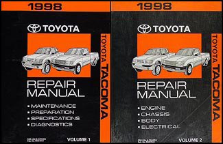 1998 toyota tacoma pickup wiring diagram manual original  