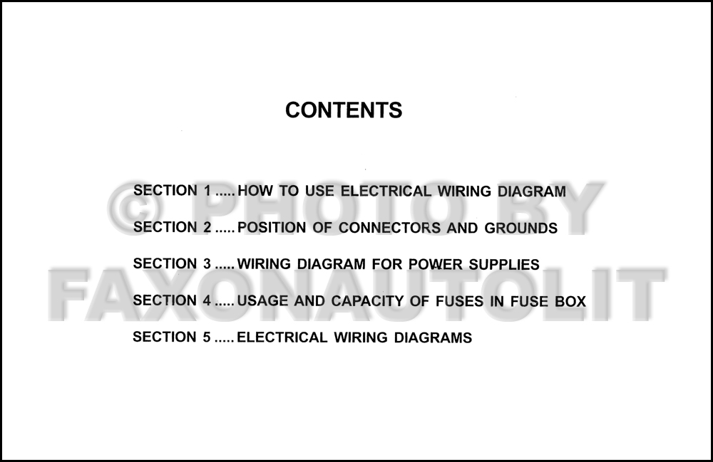 1999 Daewoo Lanos Wiring Diagram Manual Original