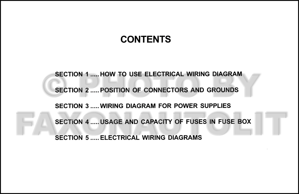 1999 Daewoo Leganza Wiring Diagram Manual Original