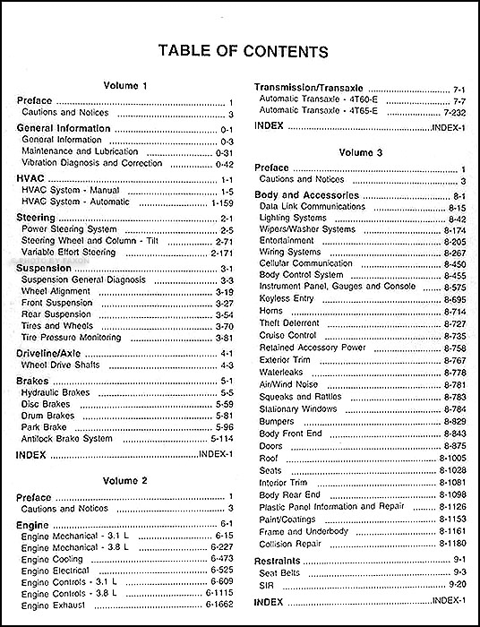 1999 BUICK CENTURY MANUAL PDF