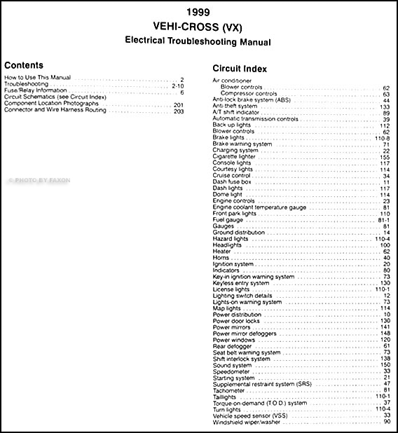 Wrg 7069 Isuzu Vehicross Wiring Diagram