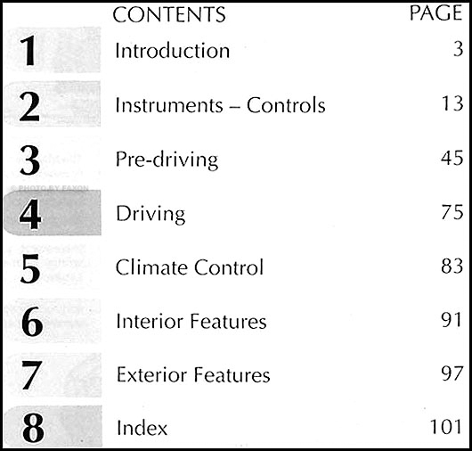 1999 Jaguar XJ8 and XJR Owner's Manual Original