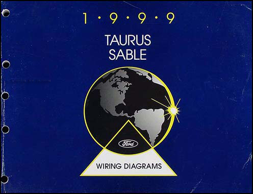 1999 Ford Taurus Mercury Sable Wiring Diagram Manual Original