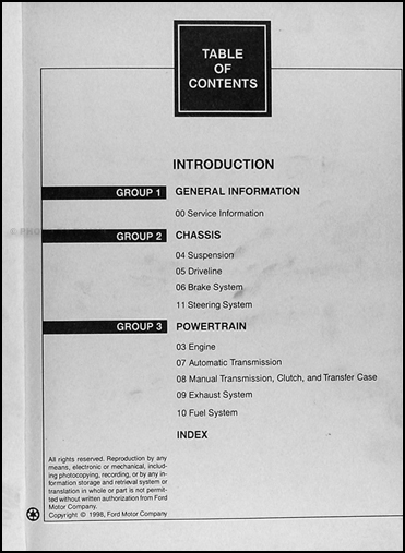 1999 Lincoln Town Car Repair Shop Manual Original 2 Volume Set