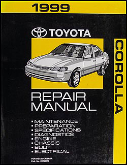 1999 Toyota A/C Wiring Diagram Manual Original Corolla Rav4 Tacoma 4Runner