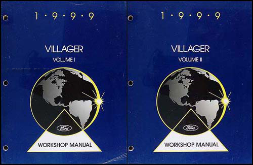 1999 Mercury Villager Wiring Diagram Manual Original