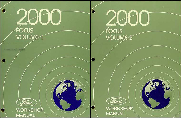 2000 Ford Focus Repair Shop Manual 2 Volume Set Original