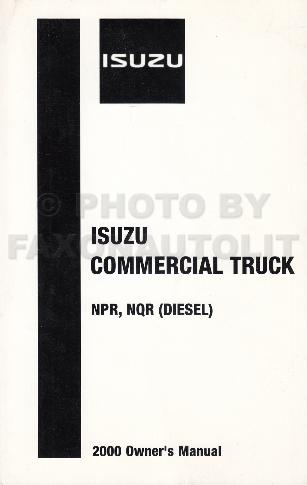 1999-2001 Diesel Chassis Repair Shop Manual Orig. NPR NQR W3500 W4500 W5500