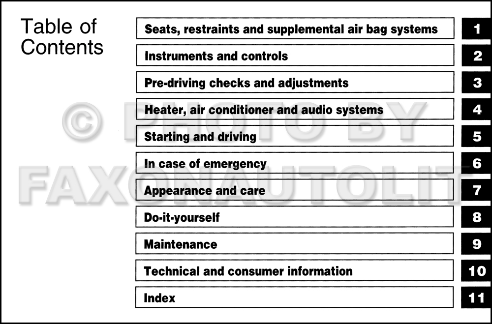 2000 Nissan Altima Owner's Manual Original