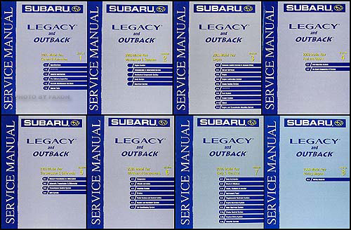 2000 Subaru Legacy Outback Repair Shop Manual Set Original