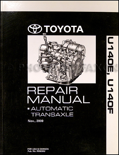 01 06 Toyota Camry Highlander Automatic Transmission Repair Shop Manual