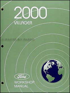 2000 Mercury Villager Wiring Diagram Manual Original