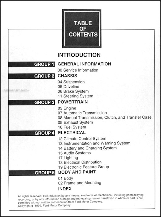 2000 Mercury Villager Repair Shop Manual Original