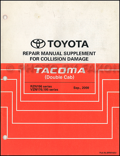 2004 Toyota Tacoma Pickup Wiring Diagram Manual Original