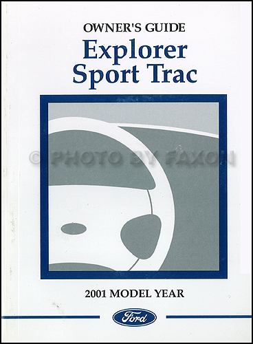 2001 Ford Explorer And Sport Trac Wiring Diagram Manual Original